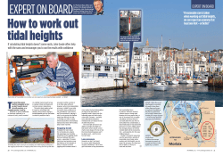 How to work out tidal heights