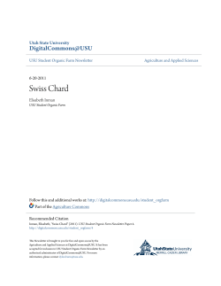 Swiss Chard - DigitalCommons@USU