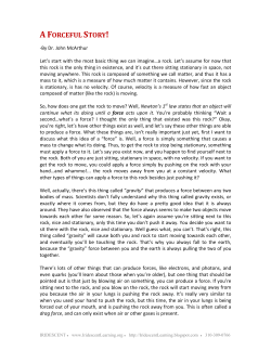 a forceful story! - Iridescent Learning