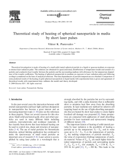 Theoretical study of heating of spherical nanoparticle in media by