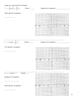 GRAPHING ALL SIX TRIG FUNCTIONS