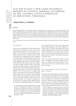 just recycled? a new light on roman imports in central germany