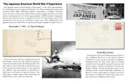 The Japanese American World War II Experience