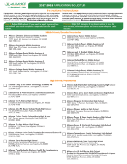 Instructions/Instrucciones 2017