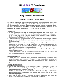 Flag Football Rules