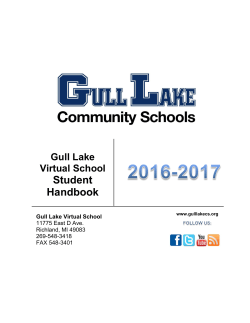 Student Handbook - Gull Lake Community Schools
