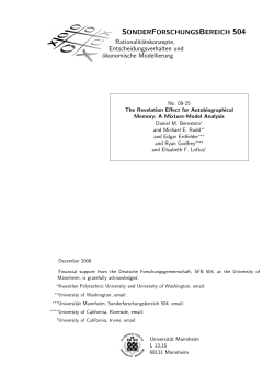 SONDERFORSCHUNGSBEREICH 504