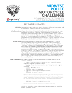 MIDWEST POLICE MOTORCYCLE CHALLENGE