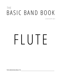 Flute - Basic Band Info