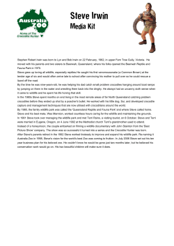 Steve Irwin - Australia Zoo