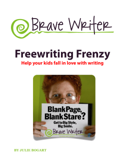 Freewriting Frenzy