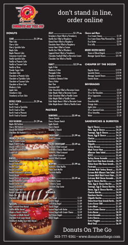 don`t stand in line, order online