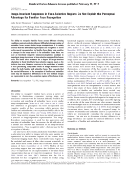 Image-Invariant Responses in Face
