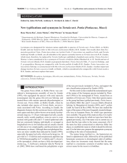 New typifications and synonyms in Tortula sect. Pottia
