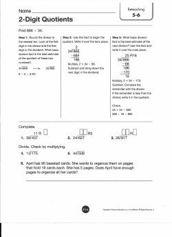5-6 2-Digit Quotients