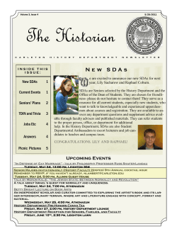 May 20, 2011: The Historian, Volume 3, Issue 4