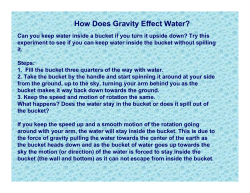 How Does Gravity Effect Water?