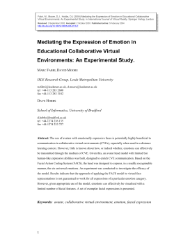 Mediating the Expression of Emotion in Educational Collaborative