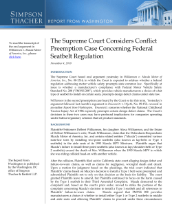 The Supreme Court Considers Conflict