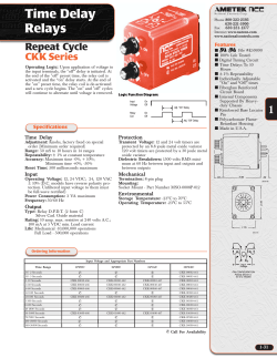 Time Delay Relays