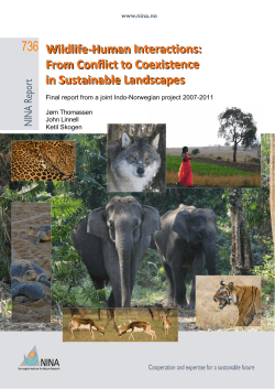 Wildlife-Human Interactions: From Conflict to Coexistence in