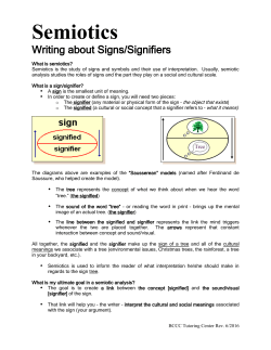 Semiotics