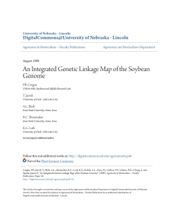 An Integrated Genetic Linkage Map of the Soybean Genome
