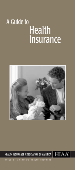 Guide to Health Insurance