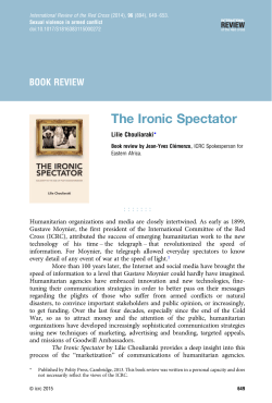The Ironic Spectator