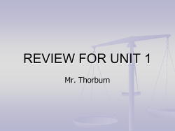 review for unit 1