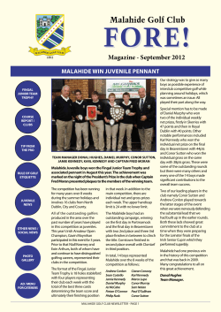 Magazine - September 2012