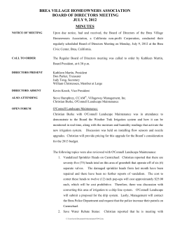 QUISSETT BAY COMMUNITY ASSOCIATION