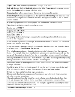 CCS Final Study Guide