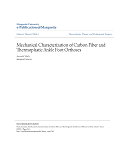Mechanical Characterization of Carbon Fiber and Thermoplastic
