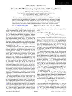 Observation of the 717-nm electric quadrupole transition in triply