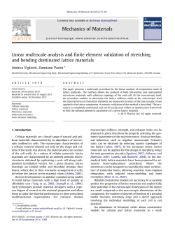 Linear multiscale analysis and finite element validation of stretching