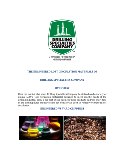 the engineered lost circulation materials