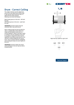 Drum - Correct Coiling