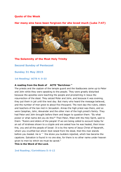 Quote of the Week - St. Addai the Apostle