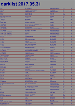 darklist 2017.03.31