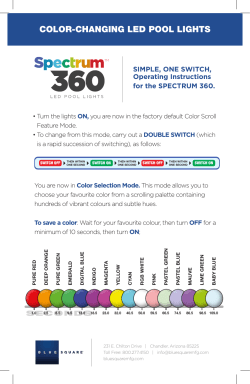 color-changing led pool lights