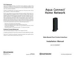 Aqua Connect Home Network