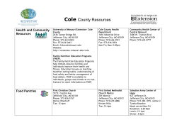Cole County Resources - University of Missouri Extension