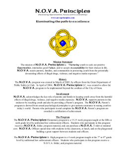 NOVA Principles