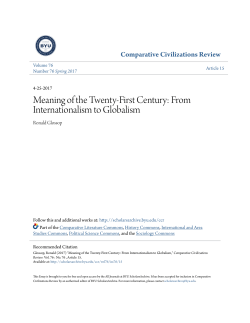 Meaning of the Twenty-First Century: From