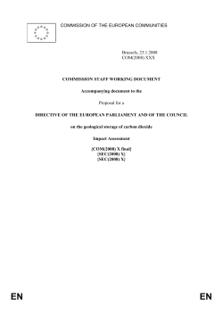 Impact assessment - European Commission