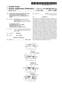 Selective Deposition Process For Passivating Top Interface Of