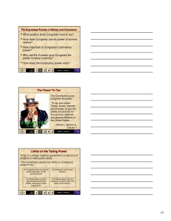 How does Congress use its power to borrow money?