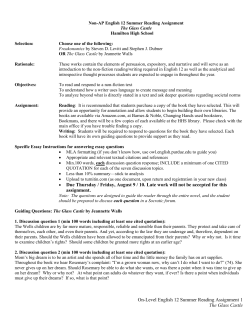 Non-AP English 12 Summer Reading Assignment