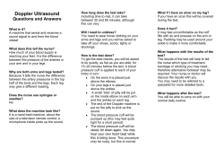 Doppler Ultrasound - East Cheshire NHS Trust